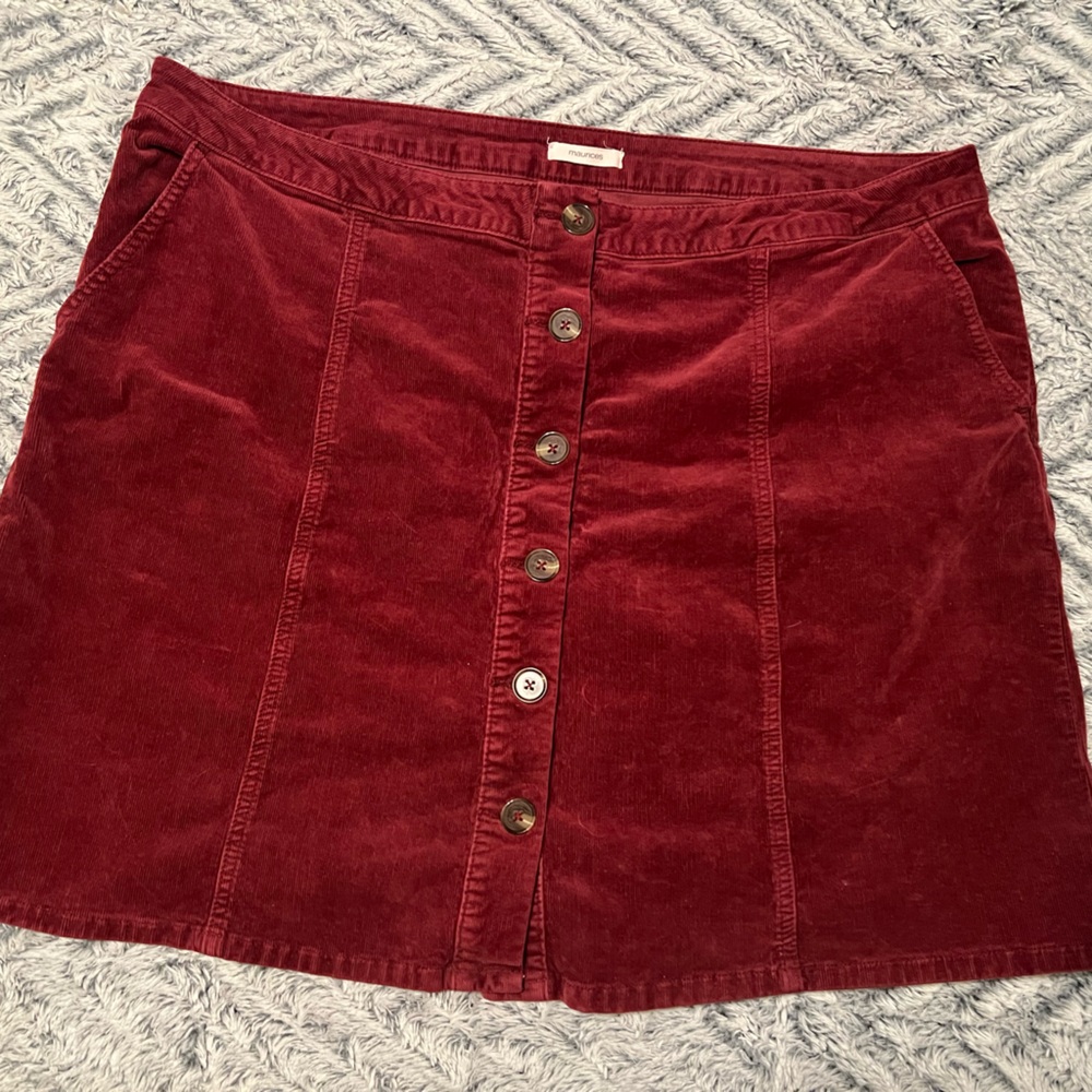 Maurice’s High Rise Corduroy Skirt